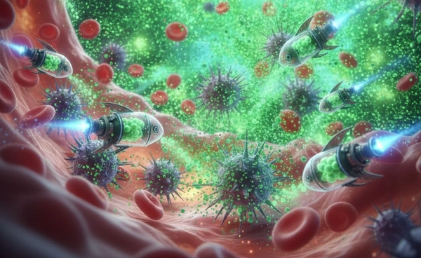 นักวิทย์สร้างหุ่นยนต์จิ๋วว่ายผ่านกระแสเลือดส่งยาทำลายมะเร็งได้โดยตรง