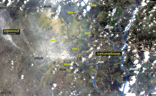 อยุธยา-อ่างทอง-สุพรรณบุรี-นครปฐม น้ำท่วมกว่า 8 แสนไร่ พื้นที่เกษตร-ชุมชนริมแม่น้ำกระทบหนัก
