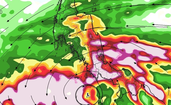 อุตุฯ เตือน 23-24 พ.ย.  ภาคใต้ตอนล่างระวังฝนตกหนักมาก  เตรียมพร้อมอพยพหากสถานการณ์รุนแรง