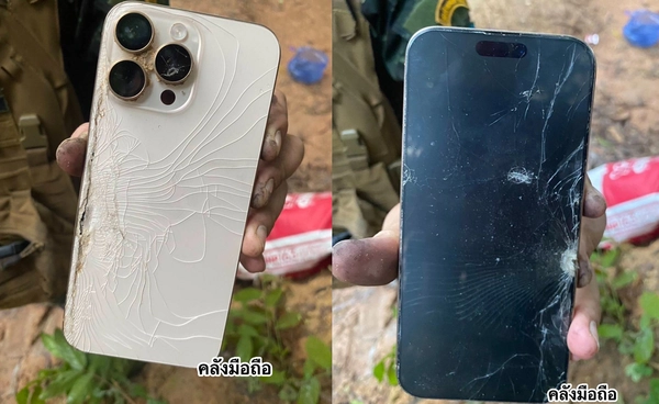 iPhone 16 Pro Max รับกระสุนแทนทหารไทย หลังใส่ในกระเป๋าเสื้อทำภารกิจชายแดน