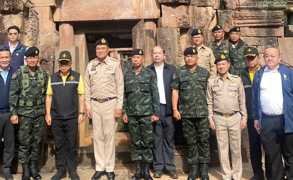 “อนุทิน” เยี่ยมปราสาทตาเมือนธม ยืนยันทหารไทยพร้อมป้องกันเขตแดน