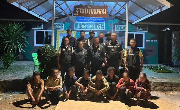 ทหาร-ตร.จันทบุรีจับ 46 ชาวกัมพูชาลอบเข้าไทยหางานทำผิดกฎหมาย