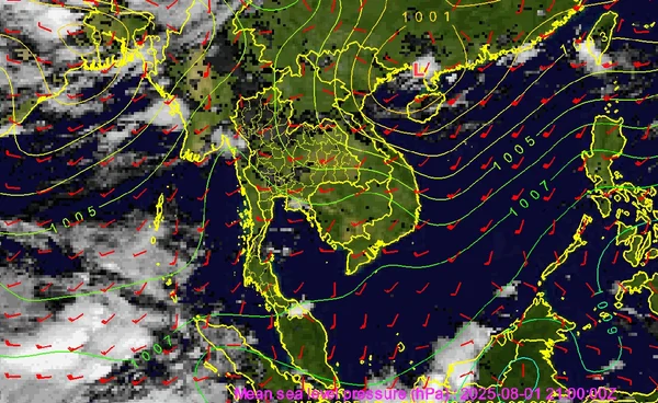 อุตุฯ คาดการณ์ 2-10 ส.ค.ไทยตอนบน มีฝนลดลง ยังไม่มีสัญญาณพายุก่อตัว