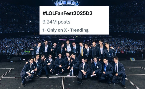 แฟนคลับฟินมาก "LOL Fan Fest 2025" กระแสแรงครองเทรนด์อันดับ 1 บน X