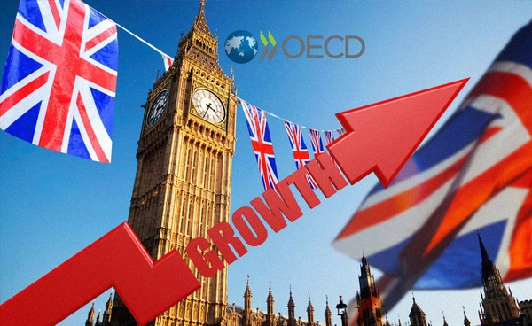 OECD คาดเศรษฐกิจอังกฤษโตช้าร้อยละ 1.3