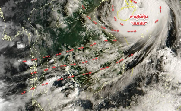 “พายุแมตโม” ทวีกำลังเป็นไต้ฝุ่น  เตือน 5-7 ต.ค. ทำไทยฝนตกหนัก