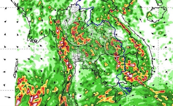 15-20 ก.ย. ฝนชุกทุกภาค  จากร่องมรสุมและลมมรสุม  เตือนระวังน้ำท่วมฉับพลัน   