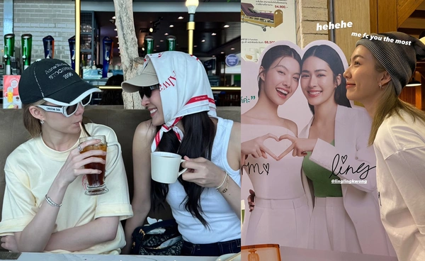 "ออม กรณ์นภัส" เสิร์ฟโมเมนต์รัวๆ โพสต์ภาพอวยพรวันเกิด "หลิงหลิง คอง" สุดฟิน 