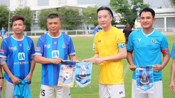 แข่งขัน “ฟุตบอลกระชับมิตร​ ศึก 3 เส้า” ระหว่าง ทีม SML6 ,​ นพม. และTNN16