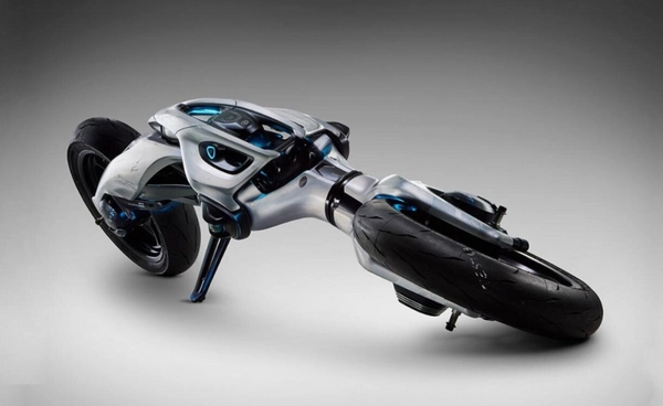 เปิดตัว MOTOROiD:Λ แนวคิดมอเตอร์ไซค์ไฟฟ้าที่สามารถบิดตัวได้ถึง 180 องศา