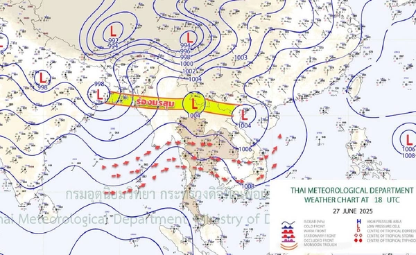 เตือนเหนือ อีสานระวังน้ำท่วมดินถล่ม ต้นเดือนก.ค.ฝนเบาสลับหนัก