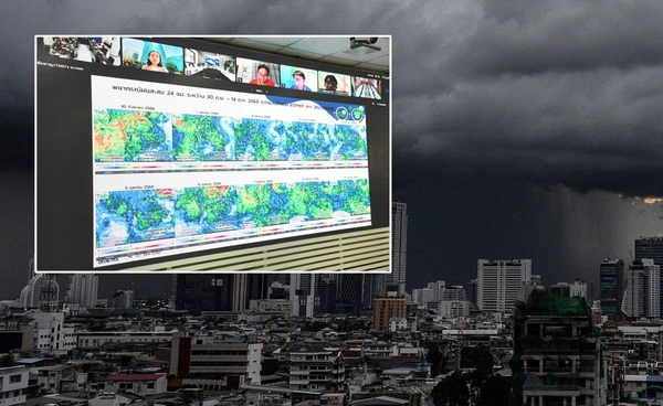 ฝนตกเพิ่มขึ้น! เตรียมรับอิทธิพลหย่อมความกดอากาศต่ำอีกระลอก 5 ต.ค. นี้