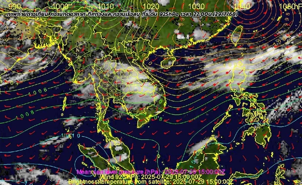 ต้นส.ค. ฝนลดลง ทั่วไทยยังปลอดพายุ