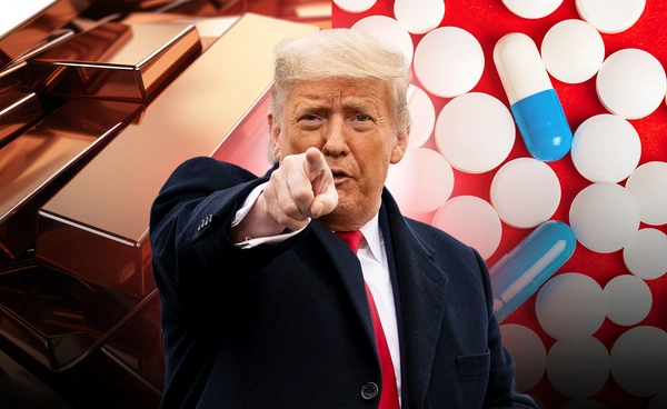 "ทรัมป์"ประกาศจ่อขึ้นภาษีนำเข้าเพิ่มอีก ทองแดง +50% ยาและชิป +200%