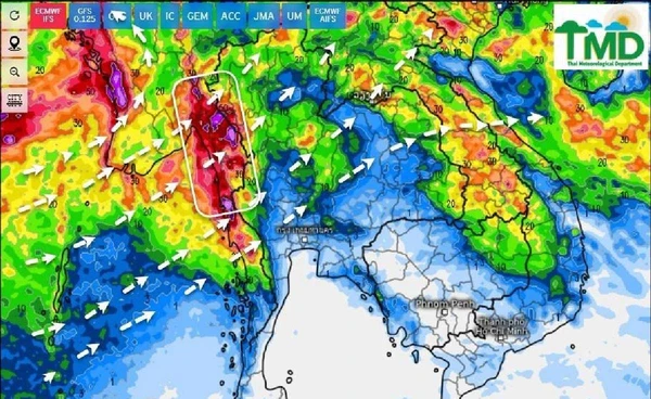 เตือน 24-29 ก.ค. ระวังฝนตกหนัก น้ำท่วม แม้พายุสลายตัวแล้ว