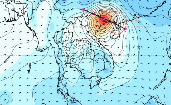 “แมตโม” ทำมรสุมแรง  6-8 ต.ค. เตือนฝนหนัก  เหนือ อีสาน ตะวันออก ใต้   