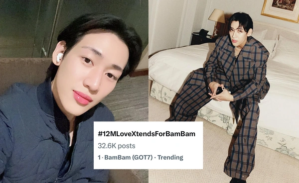 ปังหยุดไม่อยู่ "แบมแบม GOT7" ฮอตแรง ยอดติดตาม X ทะลุ 12 ล้าน 