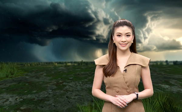 คาดการณ์ฝนและอุณหภูมิเดือนก.ย.68 เดือนที่ฝนชุกที่สุดในรอบปี