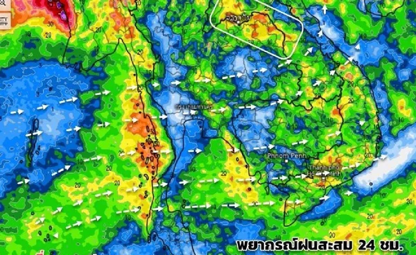 1-6 ก.ค. ฝนเพิ่มทั่วไทย เหนือ-อีสานเฝ้าระวังน้ำท่วม