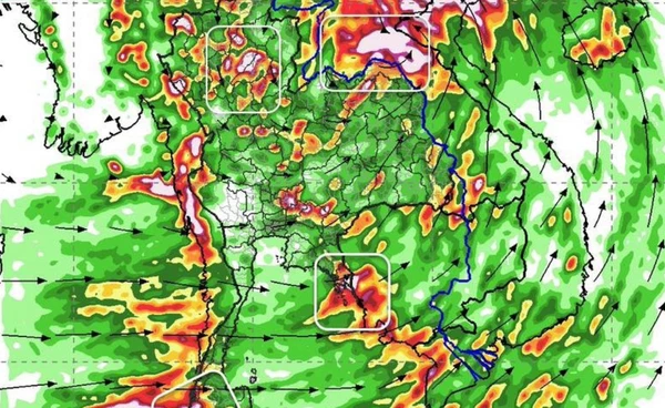 พายุบัวลอยขึ้นฝั่งเวียดนาม เตือนเหนือ อีสาน ตะวันออก ระวังฝนตกหนักมาก