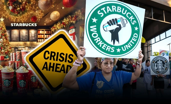 ศึกแรงงาน "สตาร์บัคส์" หยุดงานไร้กำหนด ส่อวิกฤตช่วงฤดูเทศกาล