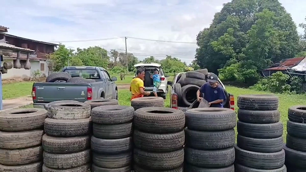 "ส่งใจให้ทหาร" ชาวพิษณุโลก-พิจิตร ระดมยางรถยนต์ส่งตรงไปชายแดน | เรื่องดีดีทั่วไทย | 17-06-68
