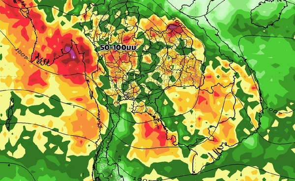 เหนือ อีสานตอนบน มีฝนตกหนักช่วงวันที่ 30 ส.ค.-7 ก.ย.