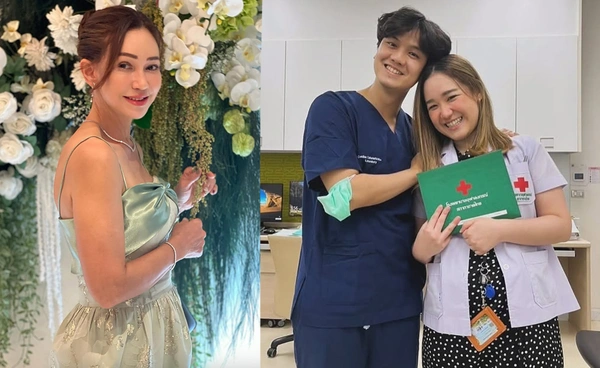 "ดี้ ปัทมา" สุดภูมิใจ ลูกสาว "พญ.โสวิชญา" ได้เป็นอาจารย์หมอแล้ว 
