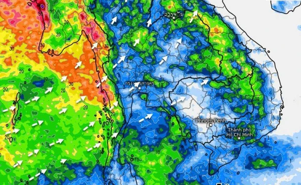 พยากรณ์อากาศ สภาพอากาศ 15 วันล่วงหน้า เตือนหลายพื้นที่มีฝนต่อเนื่องและฝนตกหนัก