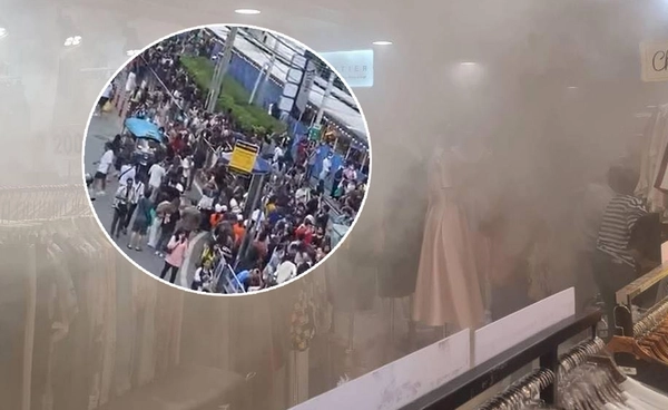 ไฟไหม้ห้างดังย่านประตูน้ำ! นักช้อปวิ่งหนีอลหม่าน ล่าสุดเพลิงสงบ