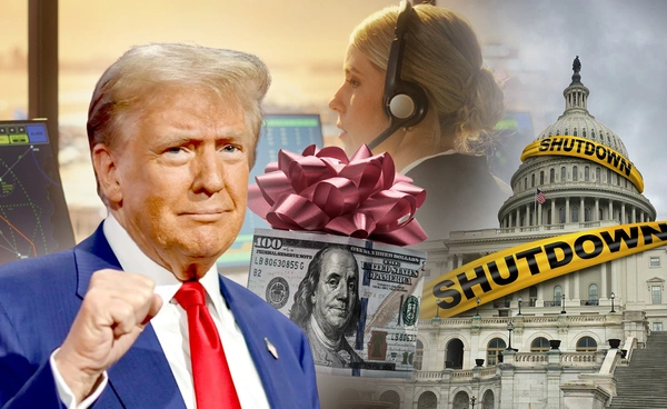 ทรัมป์ให้โบนัสหมื่นดอลล์กับคนที่ช่วงชัตดาวน์