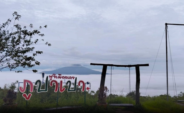 ชมวิวยอดภูป่าเปาะ ฟูจิเมืองเลย อุณหภูมิ 15 องศาฯ 