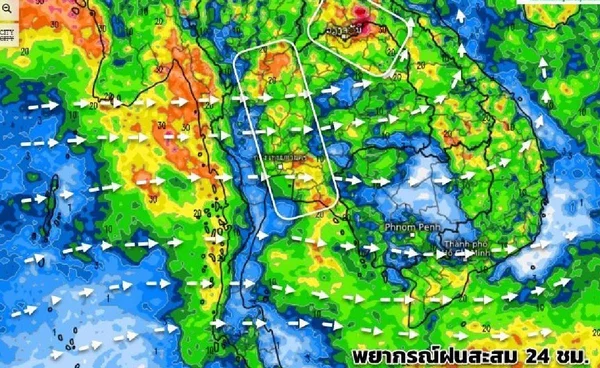 2-6 ก.ค. ทั่วไทยฝนเพิ่ม เหนือ อีสานระวังน้ำท่วมฉับพลัน