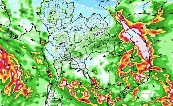 เตือนทั่วไทยฝนหนัก  ช่วงปลายต.ค.นี้
