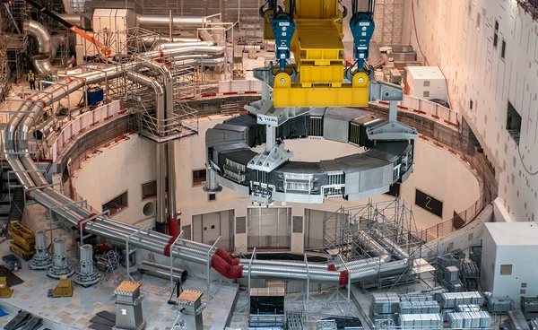 "ITER" ติดตั้งแม่เหล็กยักษ์ใน “เครื่องปฏิกรณ์​นิวเคลียร์ฟิวชัน” ขยับเข้าใกล้ขั้นเปิดเครื่อง