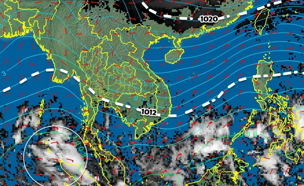 ไทยตอนบนอากาศเย็น  ภาคใต้ยังคงมีฝนตกหนัก