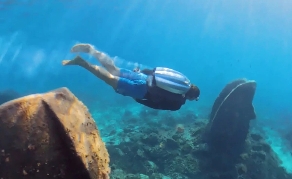 อัปเดต CudaJet เจ็ตแพ็คใต้น้ำรุ่นใหม่ เพิ่มพลังการดำน้ำอิสระได้นานและลึกยิ่งขึ้น