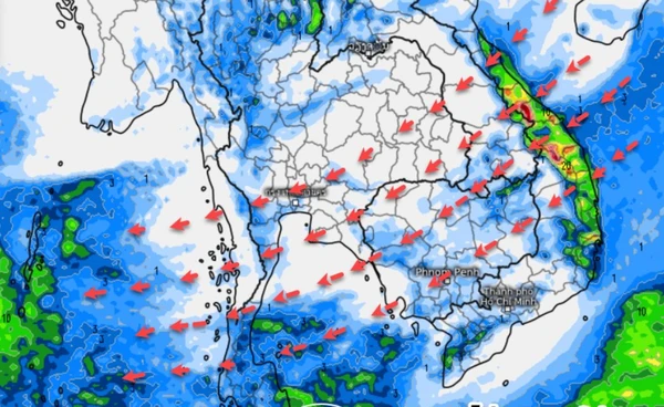 ไทยตอนบนอากาศหหนาว-ลมแรง  ภาคใต้ตอนล่างฝนตกหนัก   