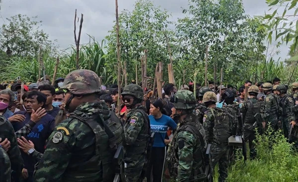 กองกำลังบูรพา แจงเหตุการณ์ "ชาวกัมพูชา" รวมตัวประท้วงที่ บ้านหนองจาน