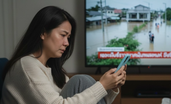 ติดตามข่าวน้ำท่วมจนหดหู่ใจ ถ้ารู้สึกผิดที่ตัวเองปลอดภัย นี่คือเรื่องที่หมออยากบอก