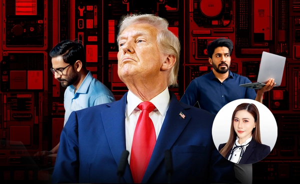 ทรัมป์บีบจ้าง "คนอเมริกัน" ขึ้นค่าวีซ่า 100,000 ดอลลาร์ต่อปี กระทบอินเดีย สะเทือนสายเทคฯ