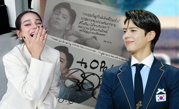 โอปอล์ เผยความน่ารัก พัคโบกอม เขียนการ์ดภาษาไทยมอบให้กับมือ