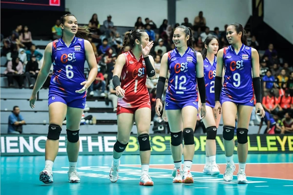 ทีมวอลเลย์บอลหญิงไทย รุ่นอายุไม่เกิน 21 ปี ไล่ตบ อินโดนีเซีย 3 เซตรวด