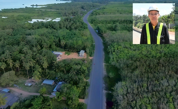 บูมท่องเที่ยวชายฝั่งทะเลสาบสงขลา ทช. เร่งสร้างถนนสาย พท.4004  พัทลุง คาดเปิดใช้ปลายปี 68