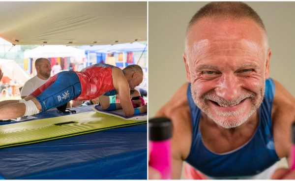 ชายชาวเช็ก ทำท่าแพลงก์ 9 ชั่วโมง ทำลายสถิติโลก