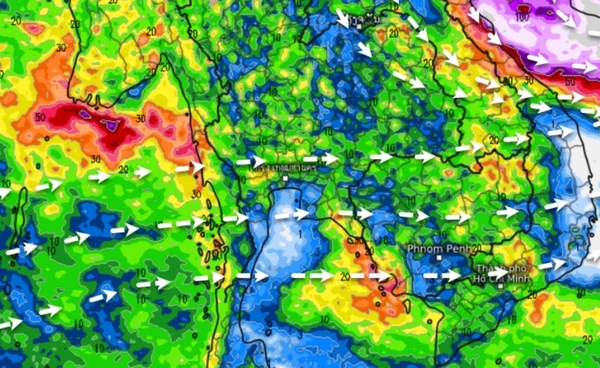 พยากรณ์อากาศ 7 วันข้างหน้า ทั่วไทยมีฝนตกหนัก ลมแรง ระวังท่วมฉับพลัน -น้ำป่า