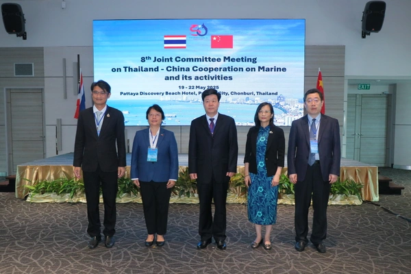 ์ไทย-จีน ประชุมด้านวิทยาศาสตร์ทางทะเล เดินหน้าเชื่อมต่อข้อมูลจัดการปัญหาขยะในทะเล  