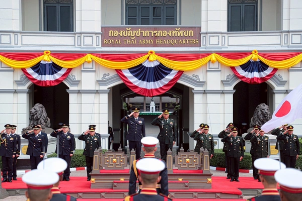 ทบ.ไทย-ญี่ปุ่น กระชับความสัมพันธ์แน่นแฟ้น เดินหน้าพัฒนาทางทหาร