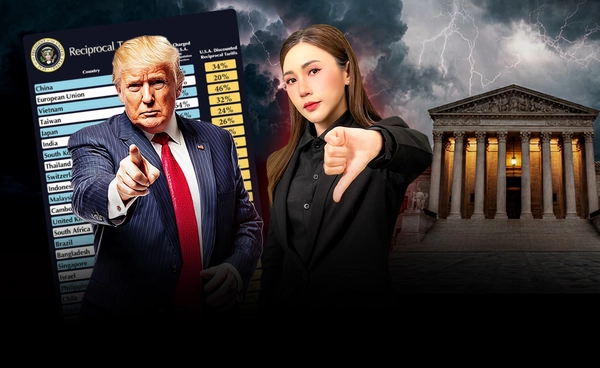 แพ้ = หายนะของสหรัฐฯ "ทรัมป์" ลุ้นศาลตัดสิน "ภาษีตอบโต้"