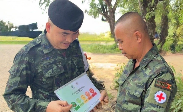 แพทย์ทหารประเมินจิตใจแนวหน้า ทุกนายเกณฑ์สีเขียว